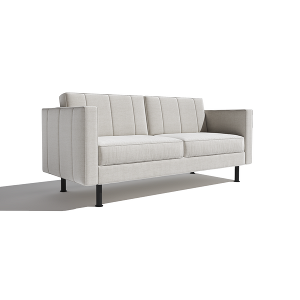 Lucius 3 Seater Sofa (Fabric, Beige)