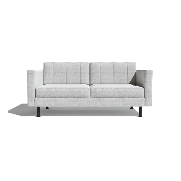 Lucius 3 Seater Sofa (Fabric, Light Grey)