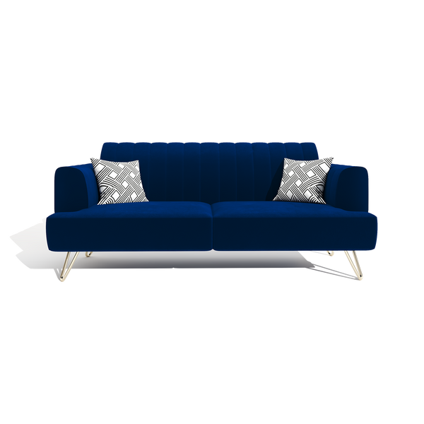 3 Seater Sofa - Blue