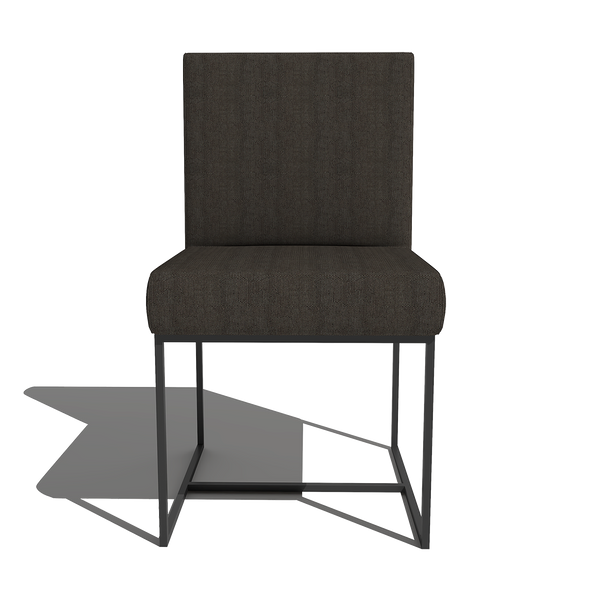 Loire Dining Chair (Fabric, Dark Grey)