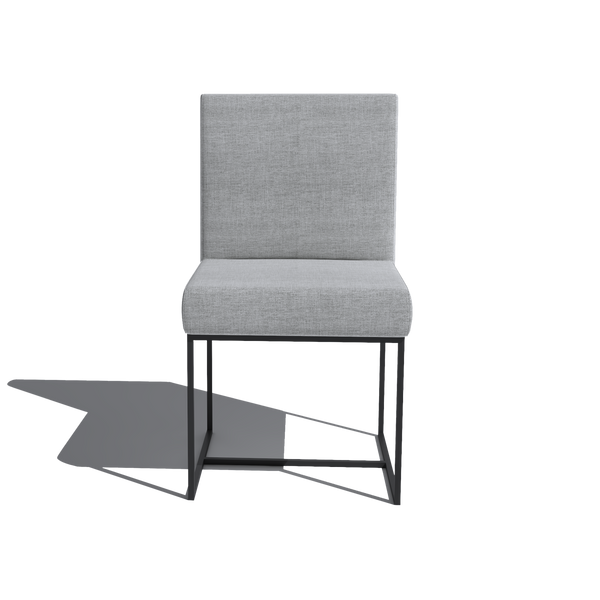 Loire Dining Chair (Fabric, Light Grey)